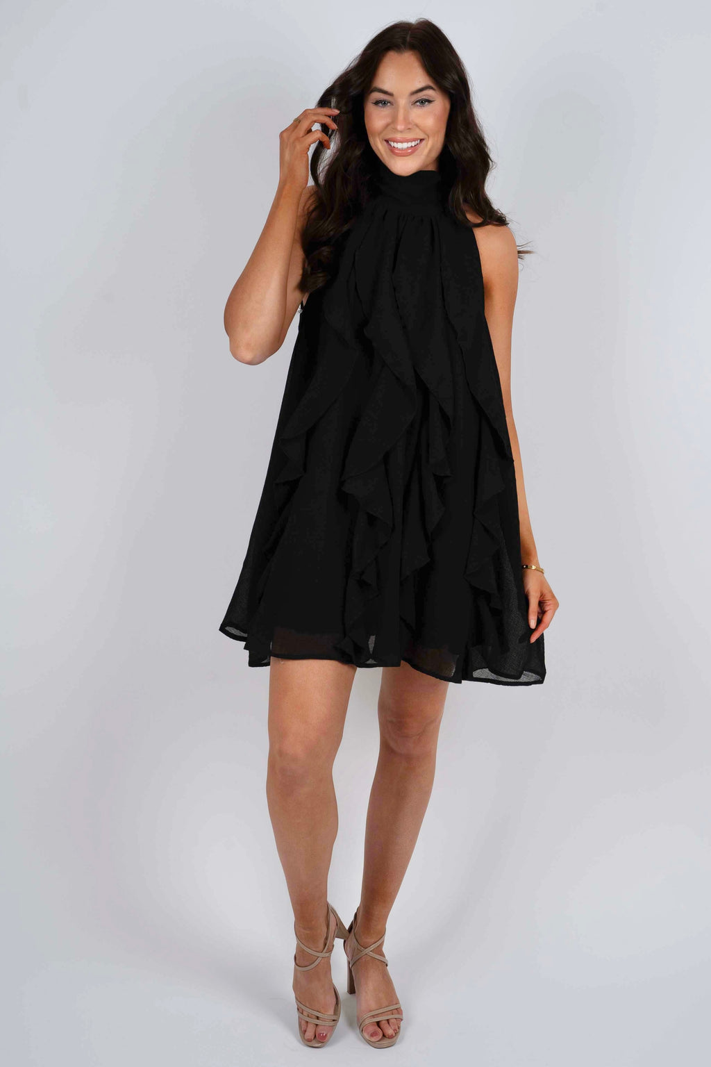 Caroline Dress (Black) Blushing