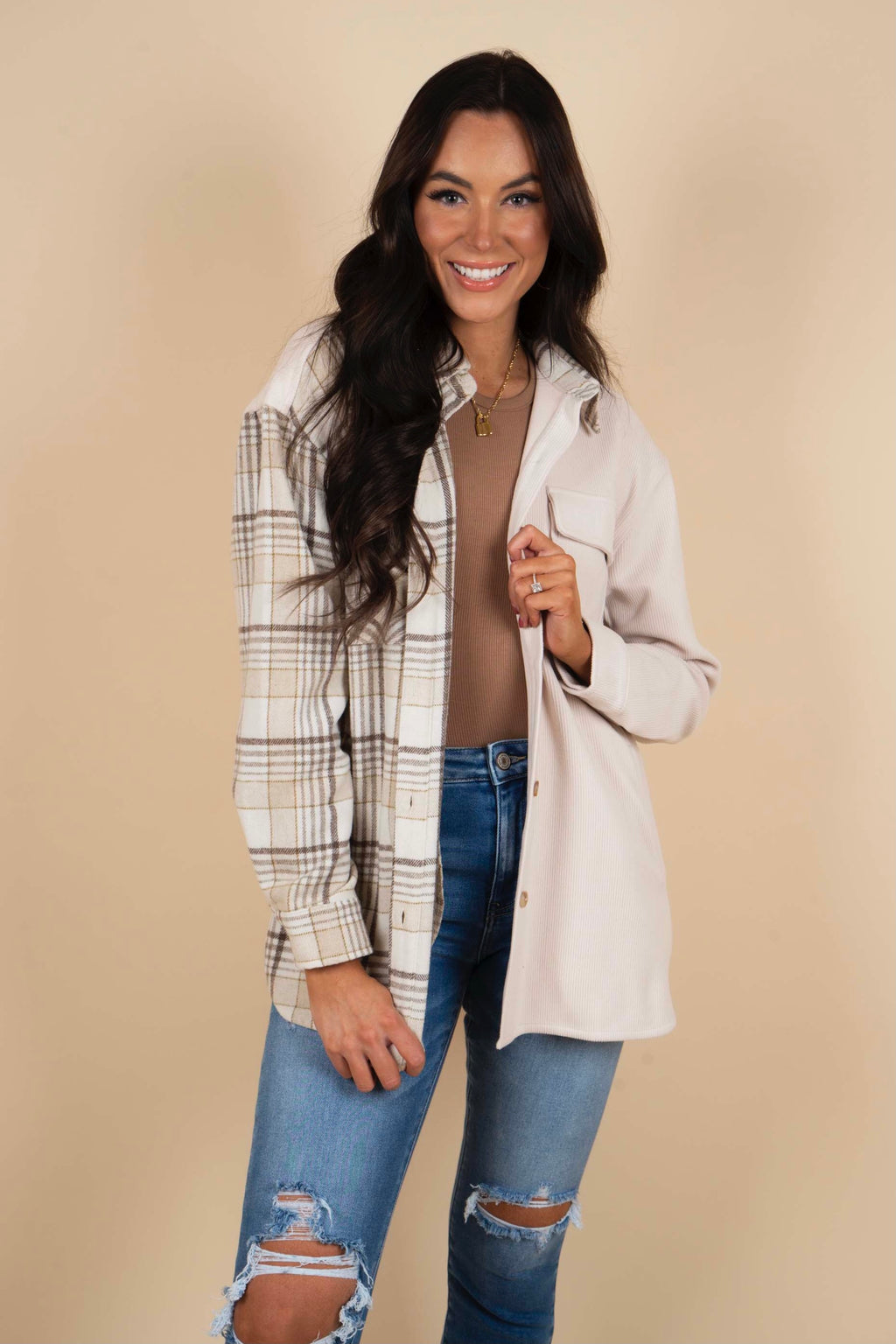 Every Memory Shacket Blushing