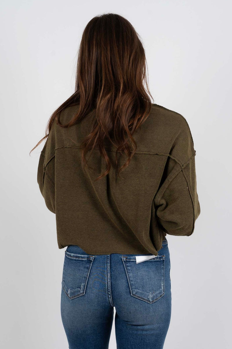 Seen It All Top (Olive)