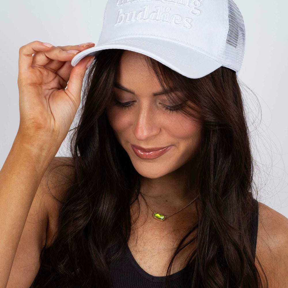 Drinking Buddies Hat (White)