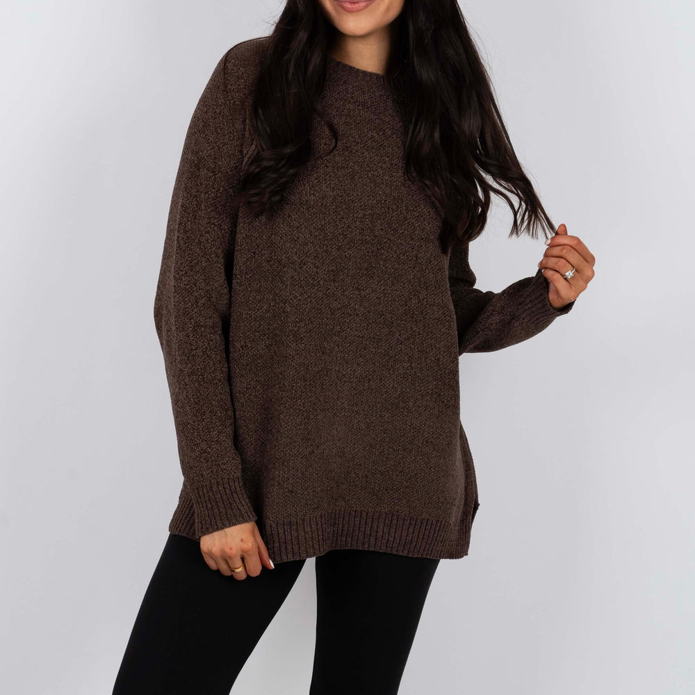 
                      
                        Keep It Going Sweater (Brown)
                      
                    