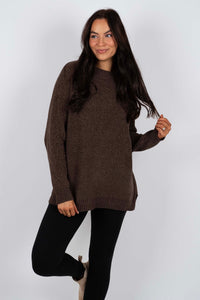 Keep It Going Sweater (Brown)