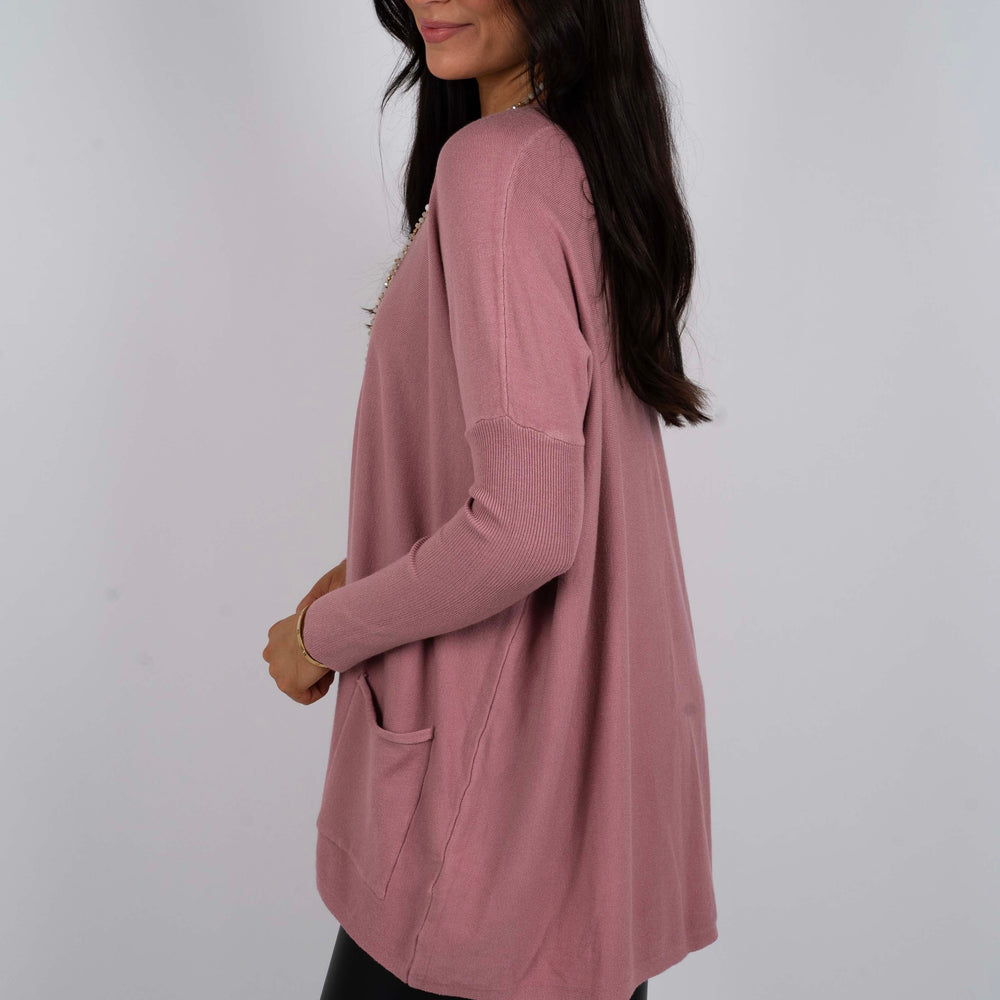 
                      
                        Totally Smitten Sweater (New Mauve)
                      
                    