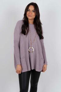 Totally Smitten Sweater (Lavender)