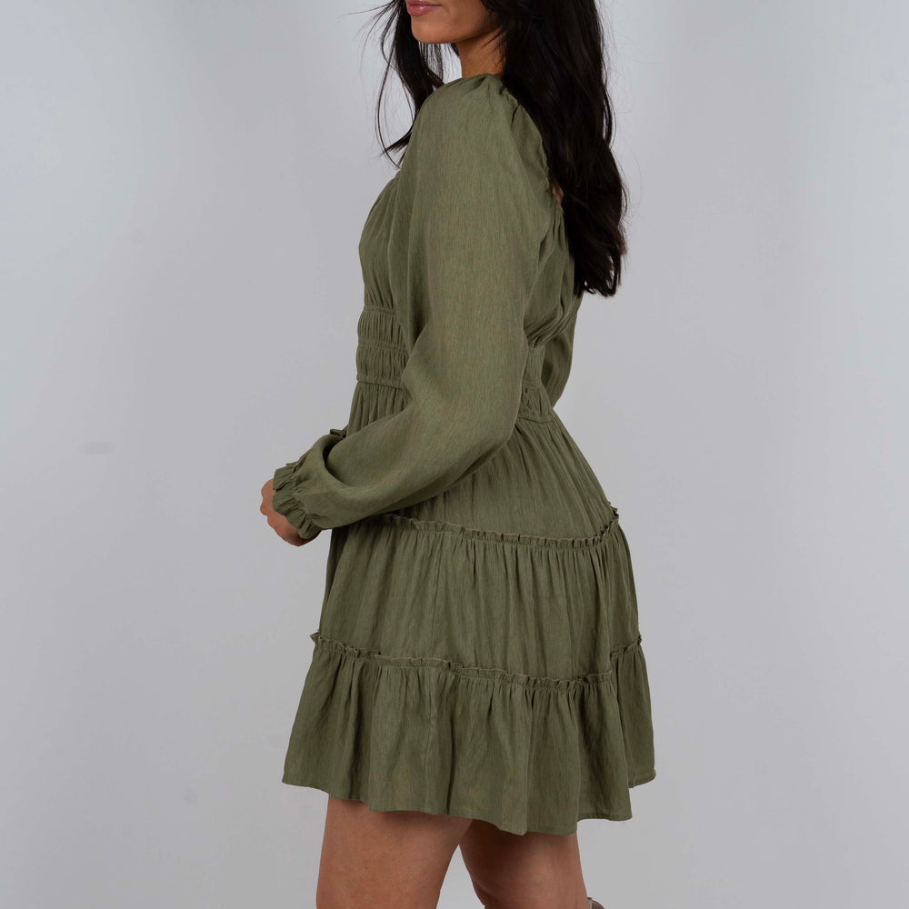 
                  
                    Once In A Lifetime Dress (Olive)
                  
                