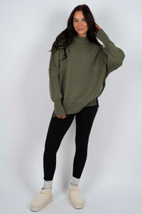 Best Days Ahead Sweater (Light Olive)