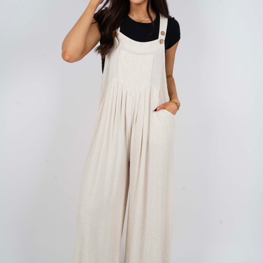 Forever Yours Jumpsuit (Oatmeal)