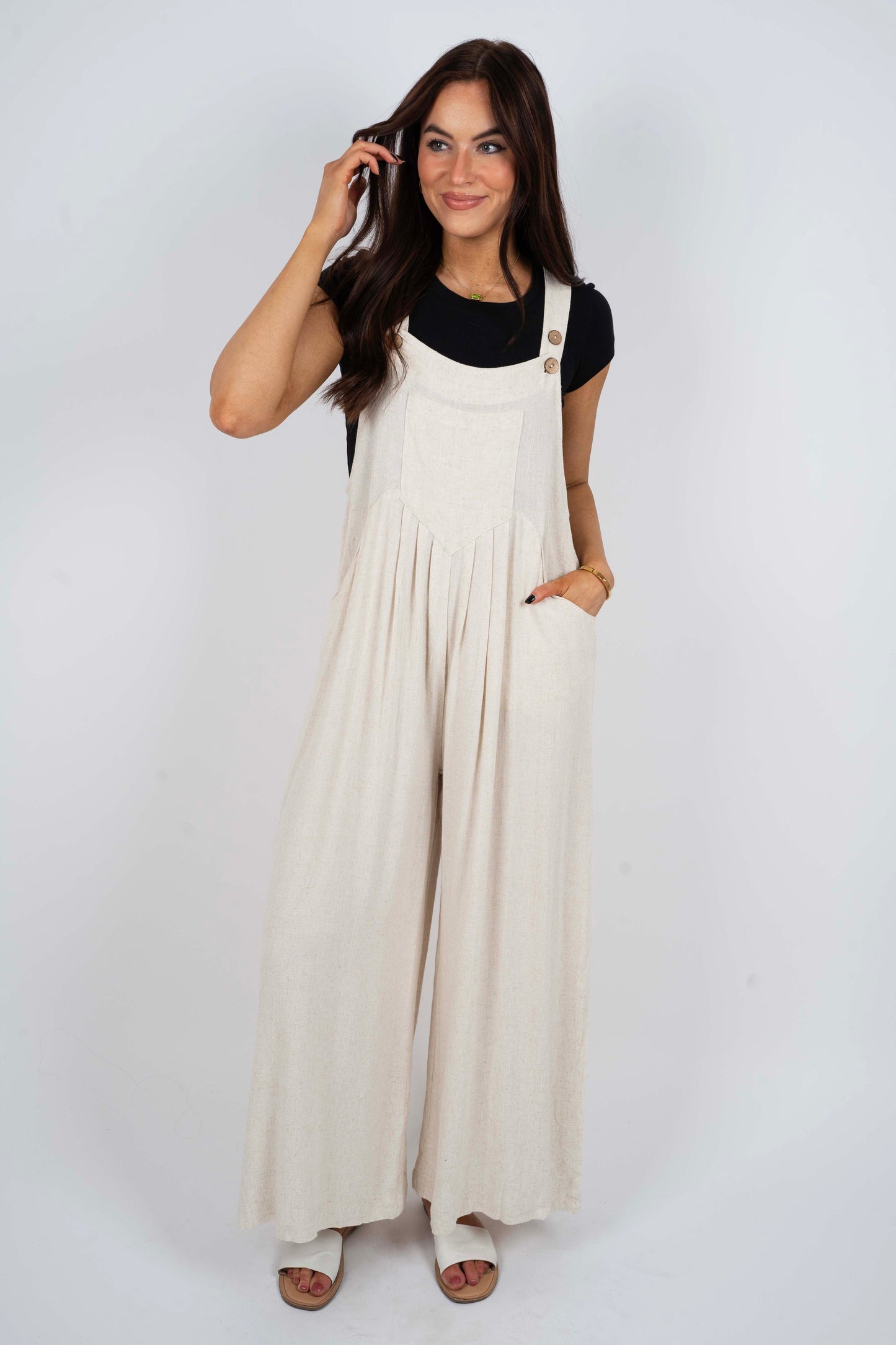 Forever Yours Jumpsuit (Oatmeal)