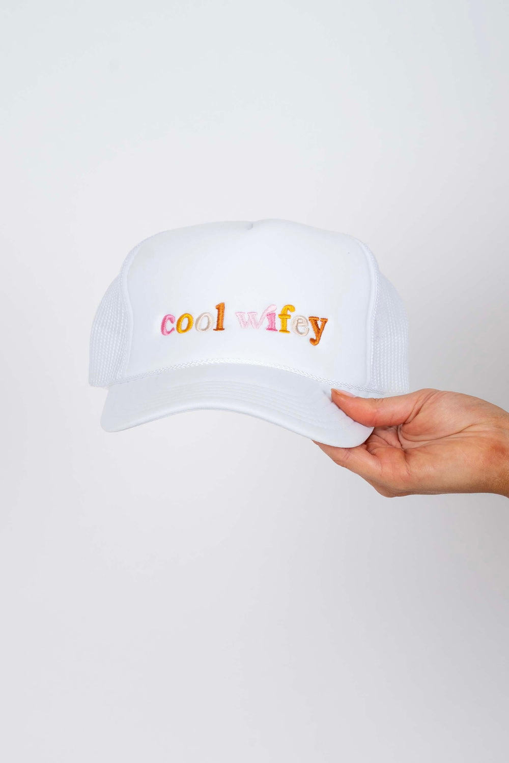 Cool Wifey Hat (White)