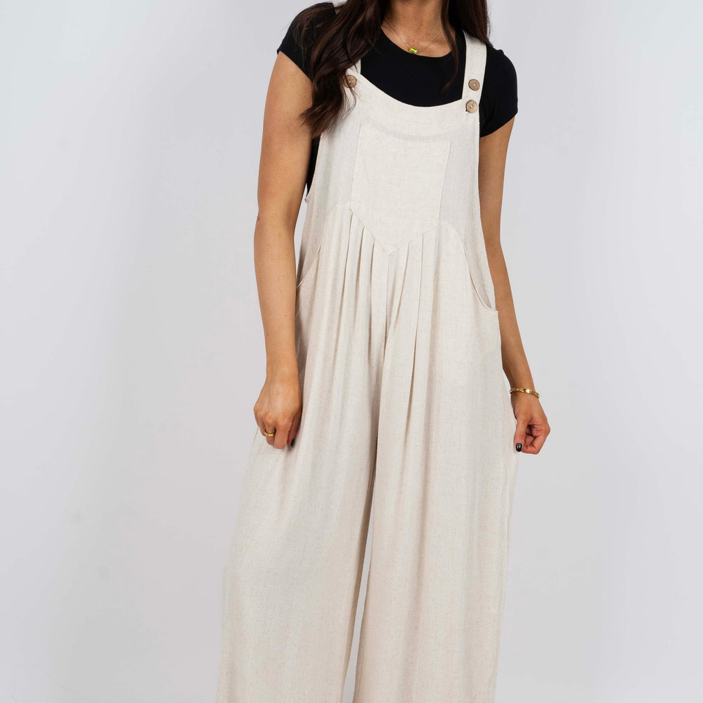 
                      
                        Forever Yours Jumpsuit (Oatmeal)
                      
                    