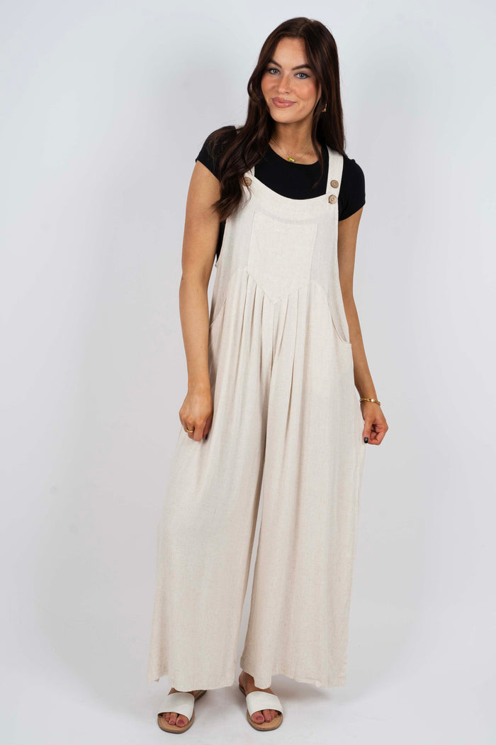 Forever Yours Jumpsuit (Oatmeal)