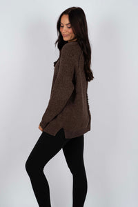 Keep It Going Sweater (Brown)