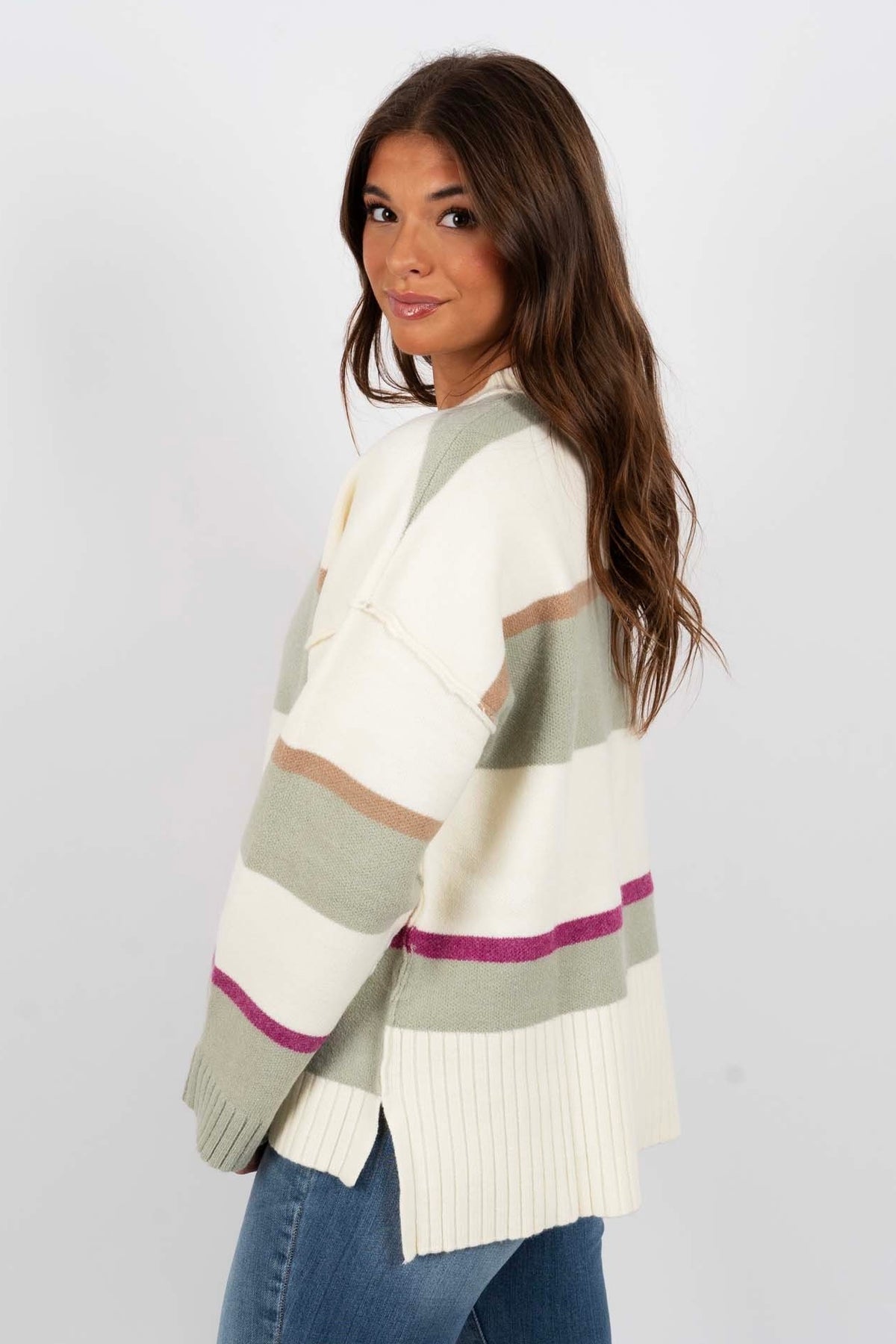 Saw It Coming Sweater (Sage)