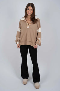 Running On Dreams Top (Taupe)
