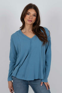 Be There For You Top (Sea Blue)