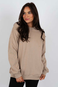 Sunrise to Sunset Pullover (Taupe)
