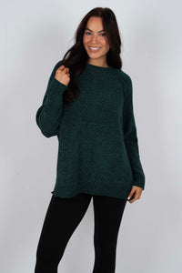 Keep It Going Sweater (Dark Green)