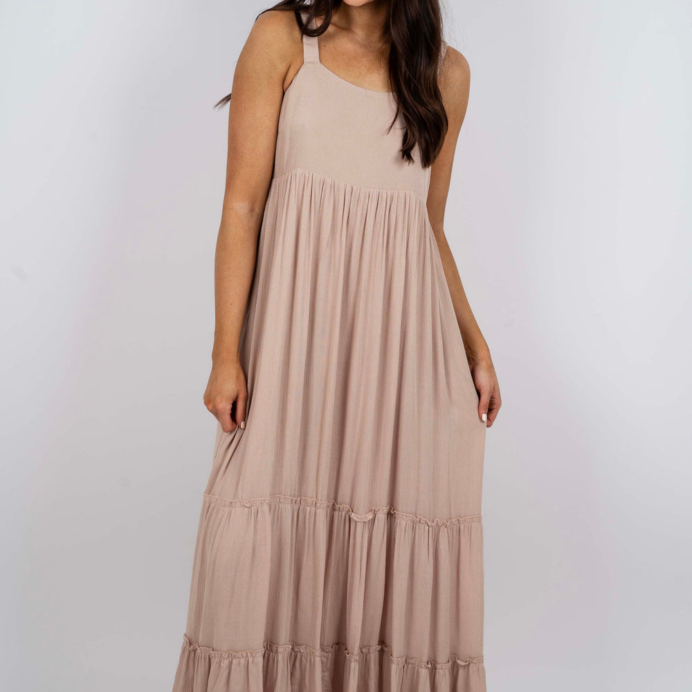 Dreaming Of Love Maxi Dress (Latte)