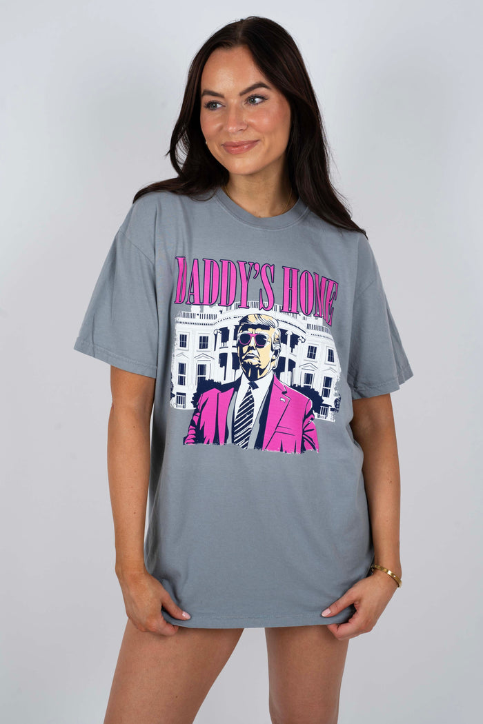 Daddy's Home Comfort Colors Tee (Grey)