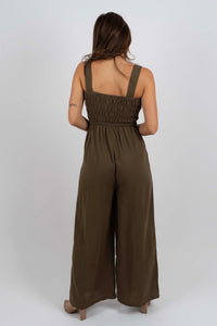 When You Arrive Jumpsuit (Olive)