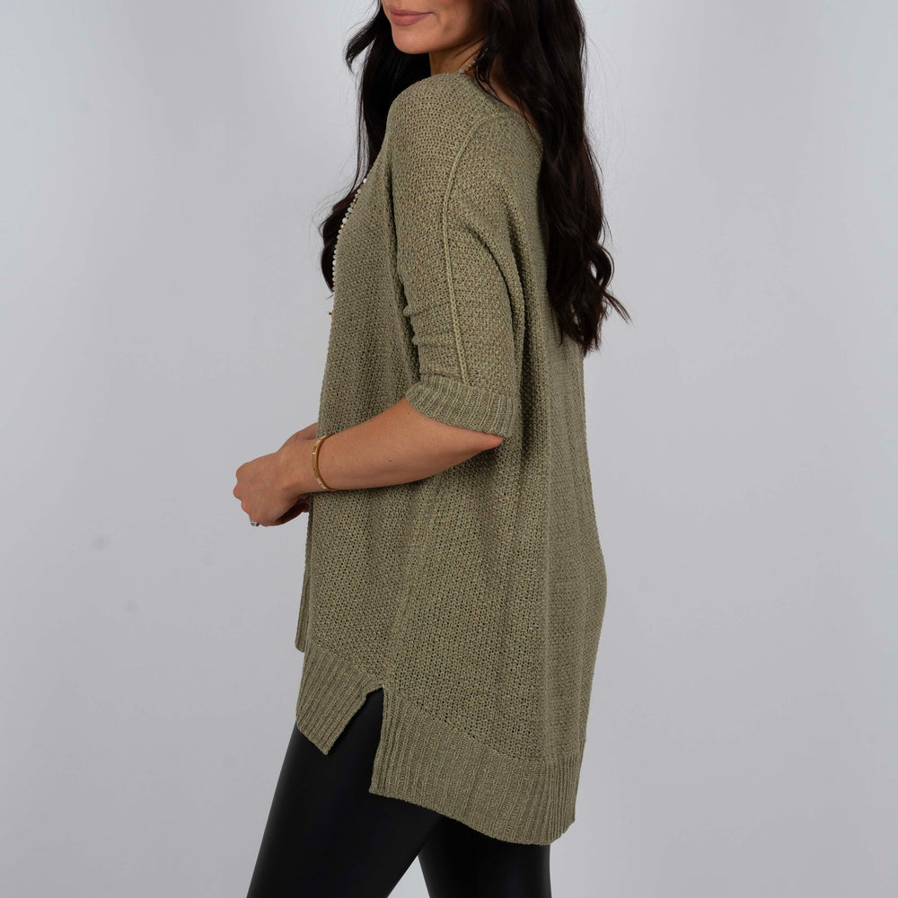 
                      
                        Sweet Secrets Sweater (Olive)
                      
                    