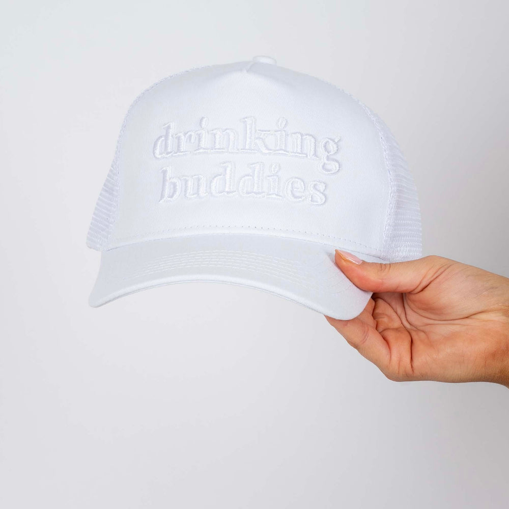 Drinking Buddies Hat (White)