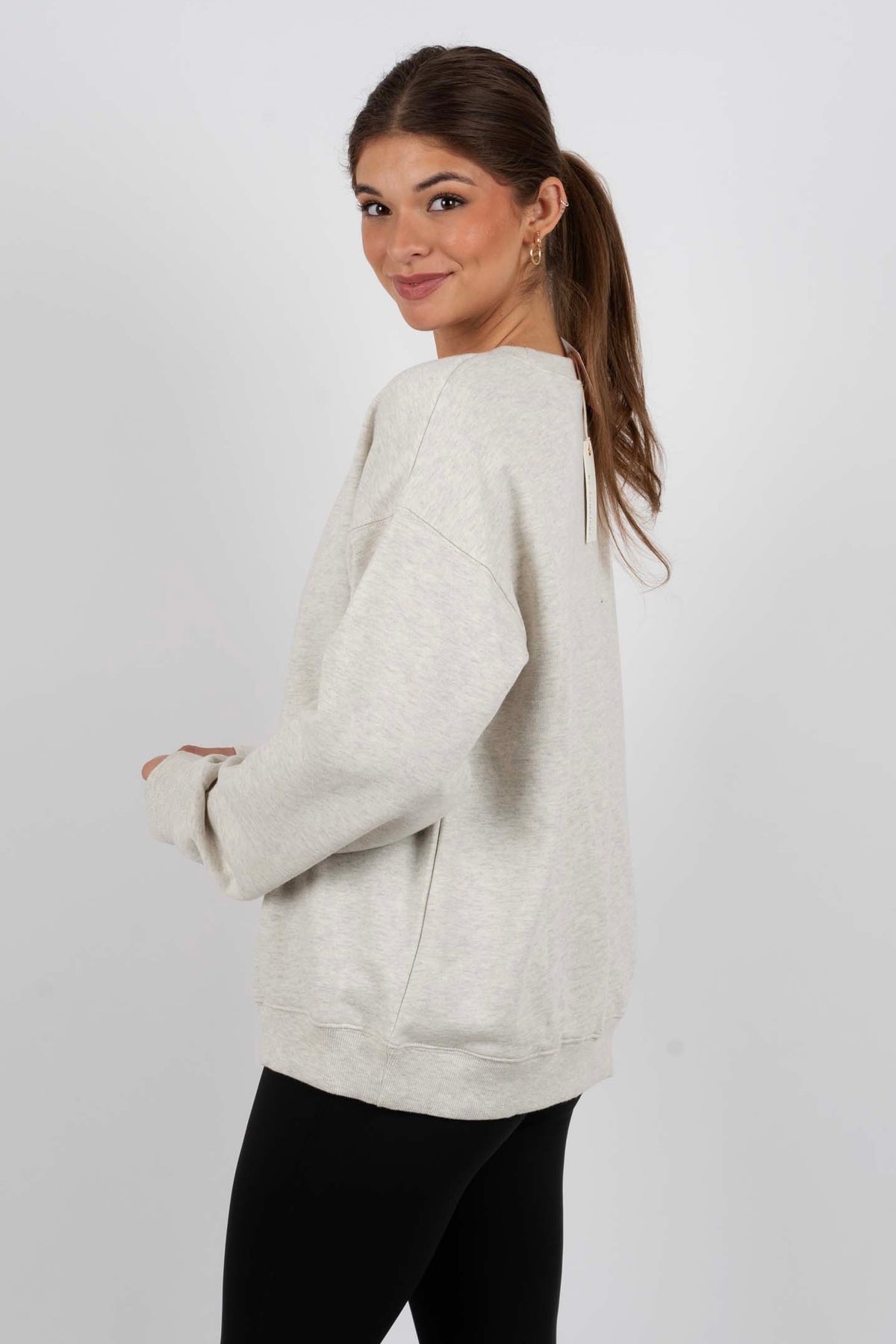 Just My Type Pullover (Oatmeal)