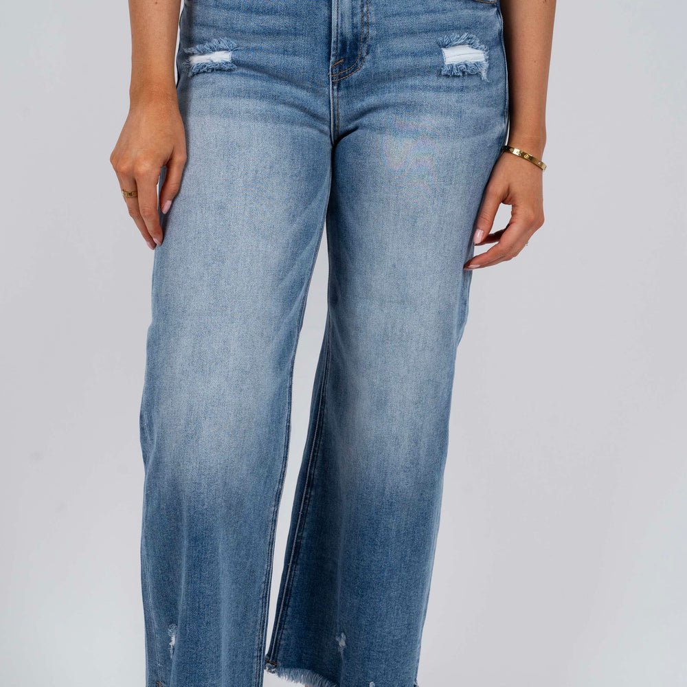 
                      
                        Risen High Rise Crop Jeans
                      
                    