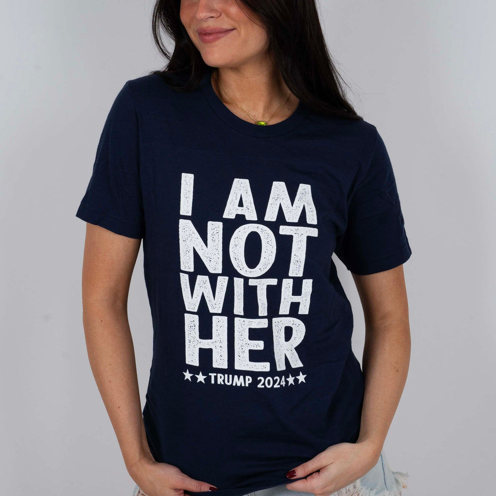 I'm Not With Her Graphic Tee (Navy)