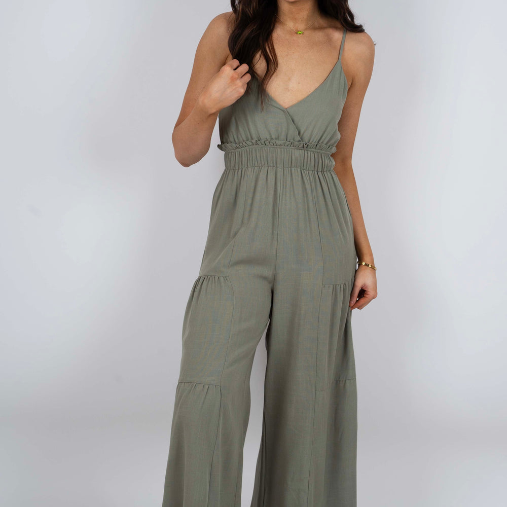 
                      
                        Think About You Jumpsuit (Sage)
                      
                    