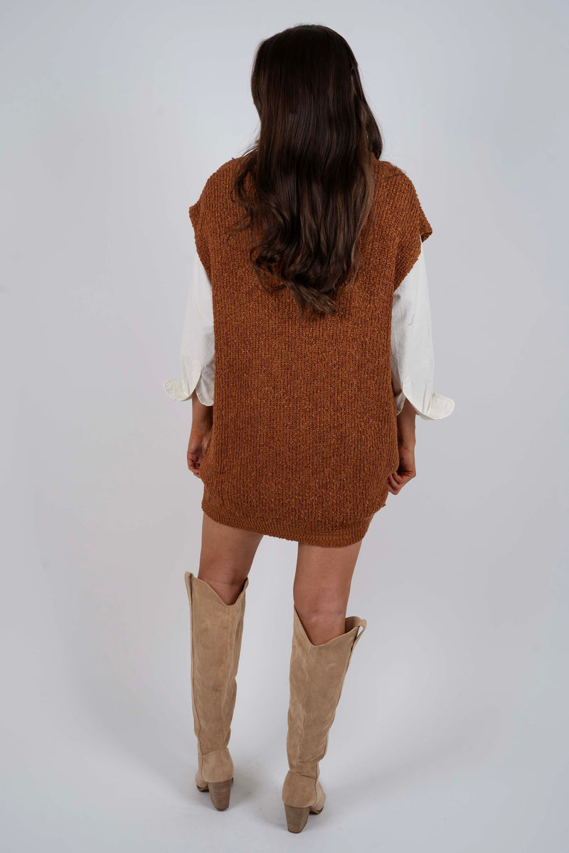 Hold My Attention Sweater Dress