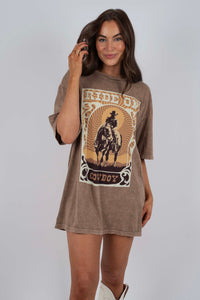 Ride On Cowboy Graphic Tee