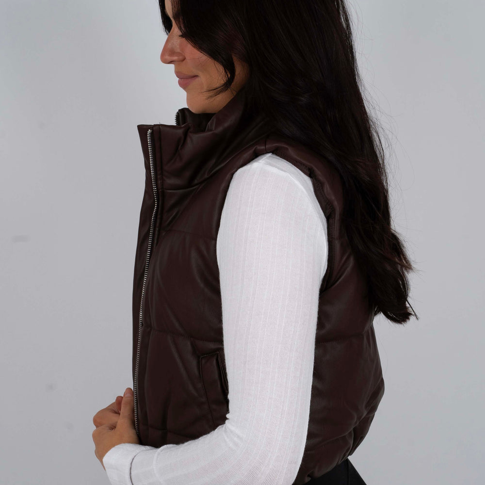 
                  
                    Making Memories Puffer Vest (Coffee)
                  
                