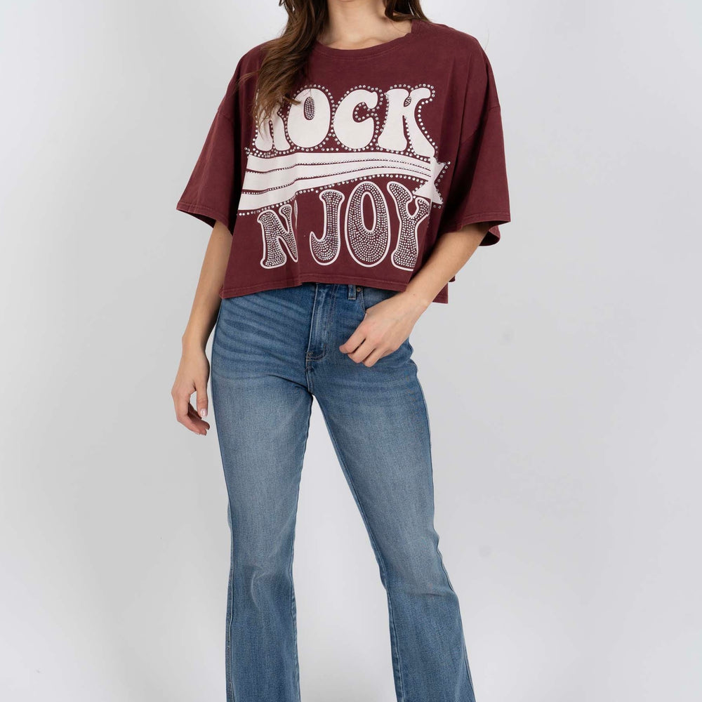 
                      
                        Rock N Joy Tee
                      
                    