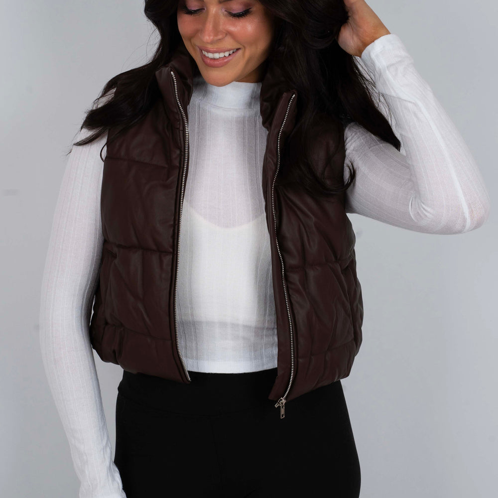 
                  
                    Making Memories Puffer Vest (Coffee)
                  
                