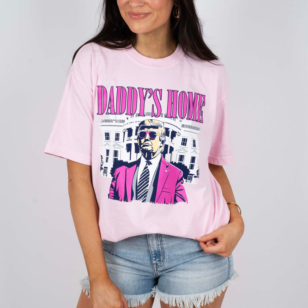 
                      
                        Daddy's Home Comfort Colors Tee (Pink)
                      
                    