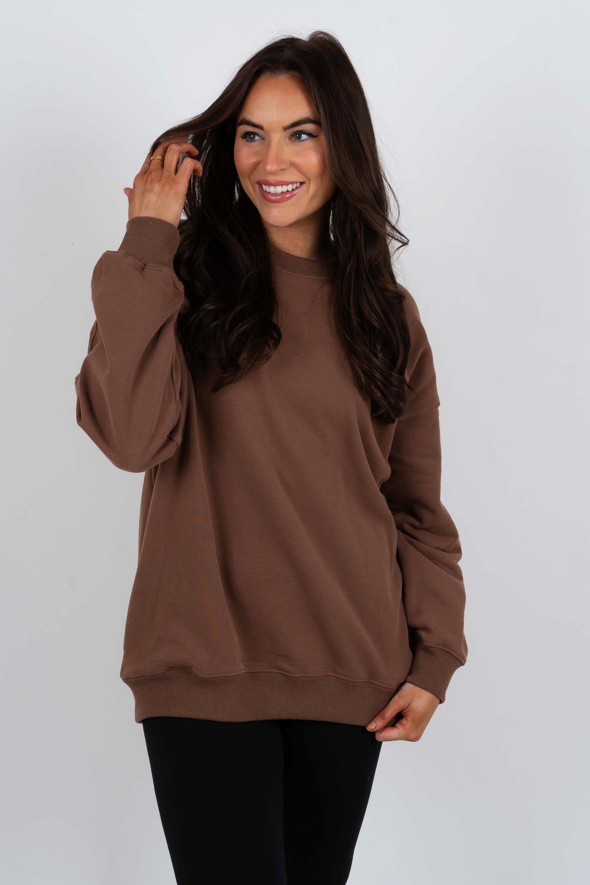 Sunrise to Sunset Pullover (Chocolate)
