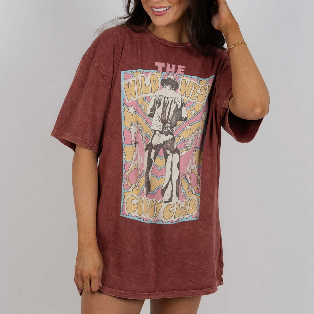 
                      
                        Wild West Graphic Tee (Wine)
                      
                    