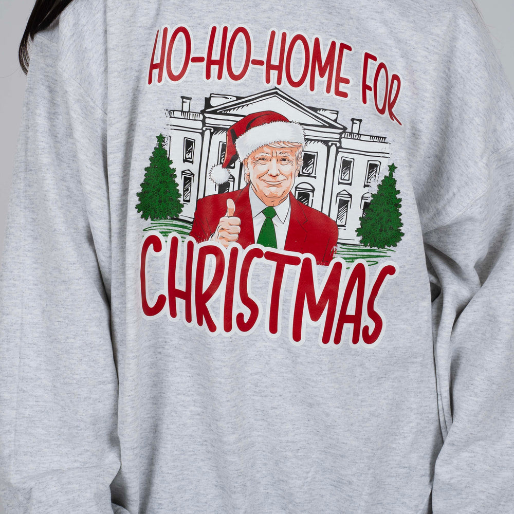 
                      
                        Ho-Ho-Home For Christmas Sweatshirt (Grey)
                      
                    