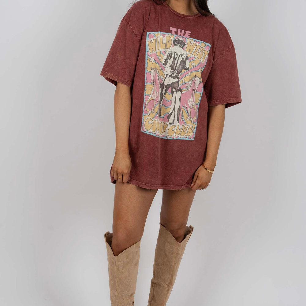 
                      
                        Wild West Graphic Tee (Wine)
                      
                    