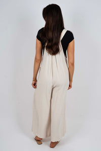 Forever Yours Jumpsuit (Oatmeal)