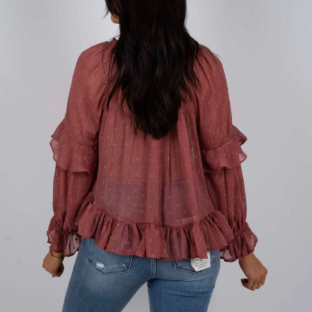 
                  
                    Saving The Moment Blouse
                  
                