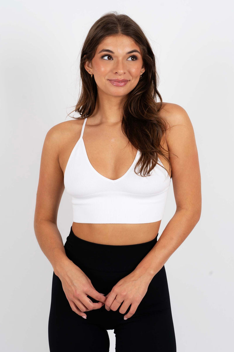 Give Into You Tank (White)