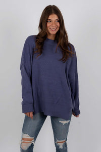Something To Tell Sweater (Denim)