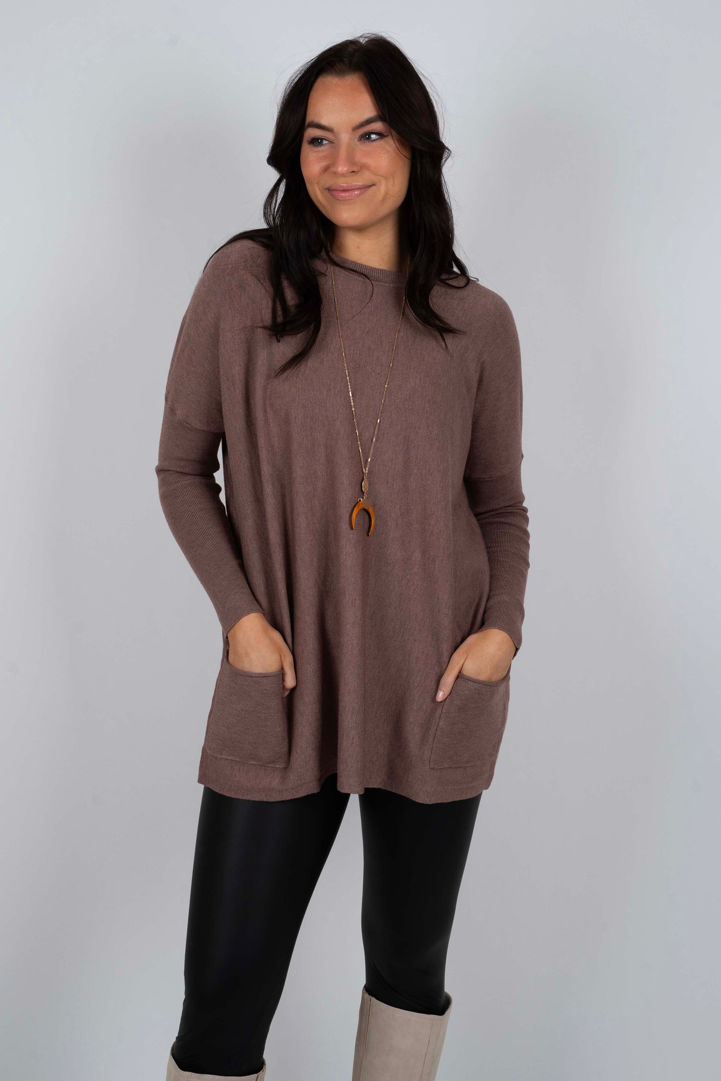 Totally Smitten Sweater (Fawn)