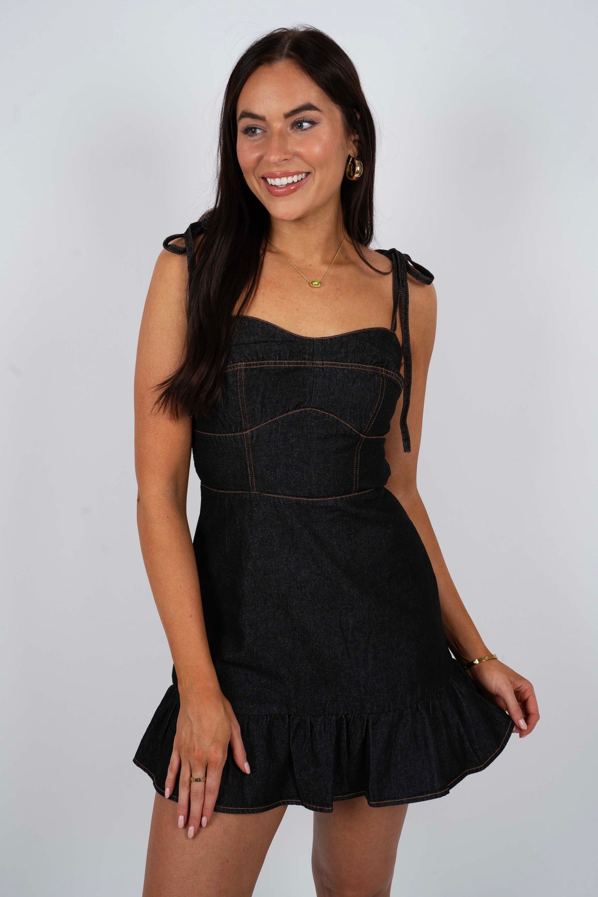 Wild Soul Denim Mini Dress