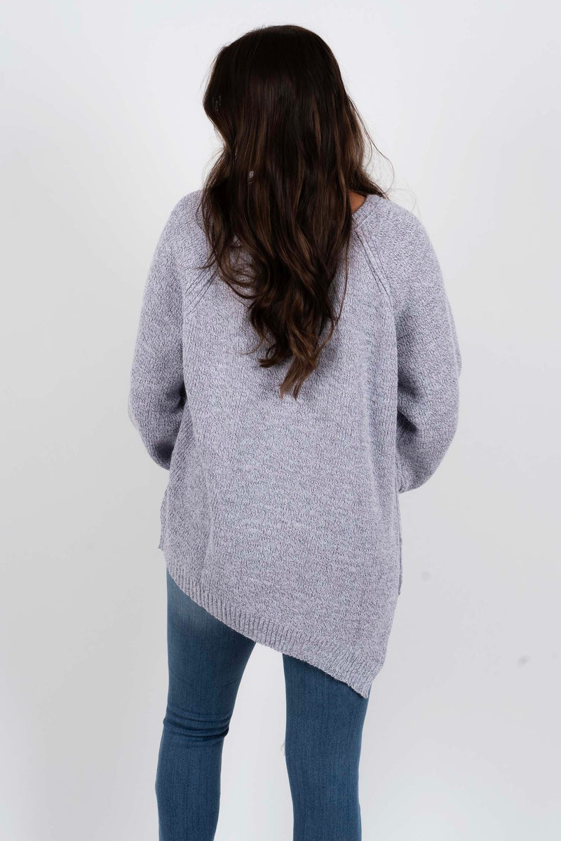 Admire The Story Sweater (Heather Lavender)