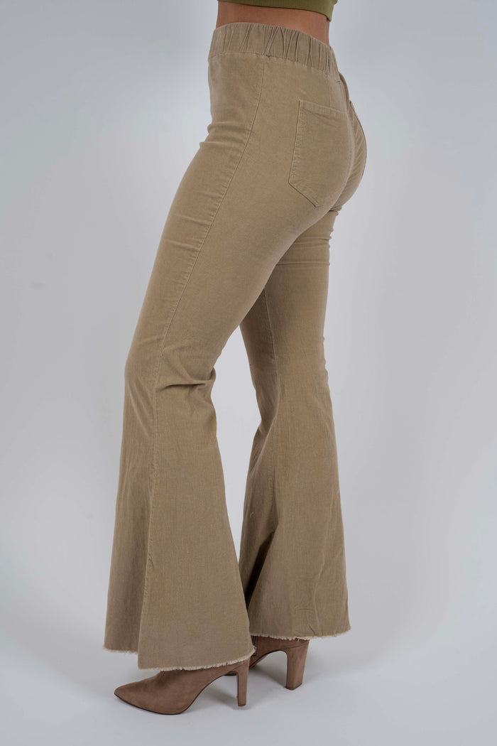 Shiny Brown Flare Pants – Offbeat Boutique