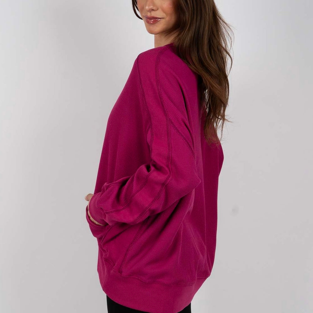 
                      
                        Came So Far Pullover (Magenta)
                      
                    