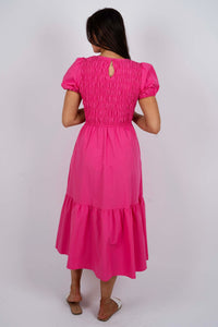 In Your Thoughts Maxi Dress (Fuchsia)